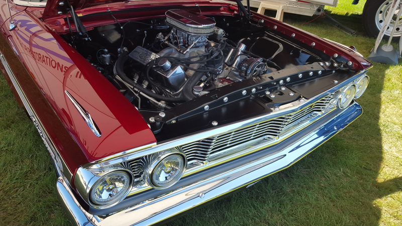 This Ford is a ‘64. Shown by a muscle car restorer in Chippewa Falls